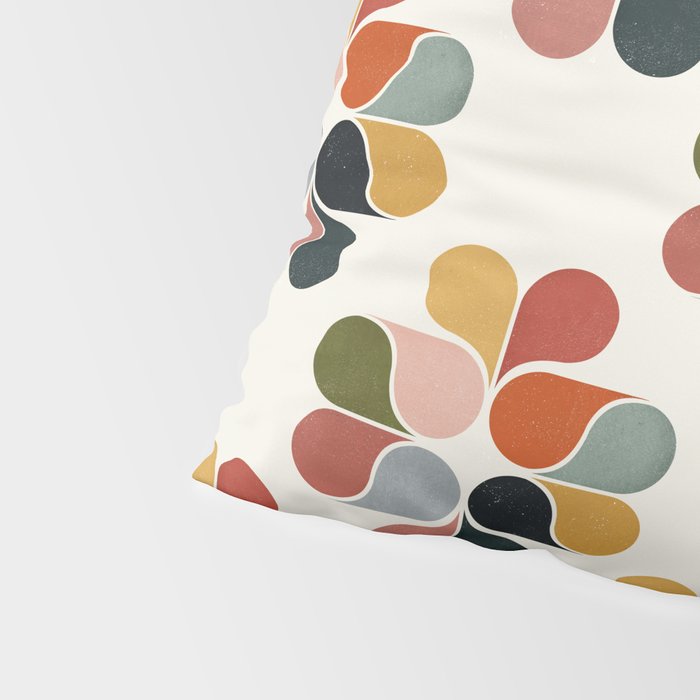 Retro geometry pattern Pillow Sham Gallery Image 4