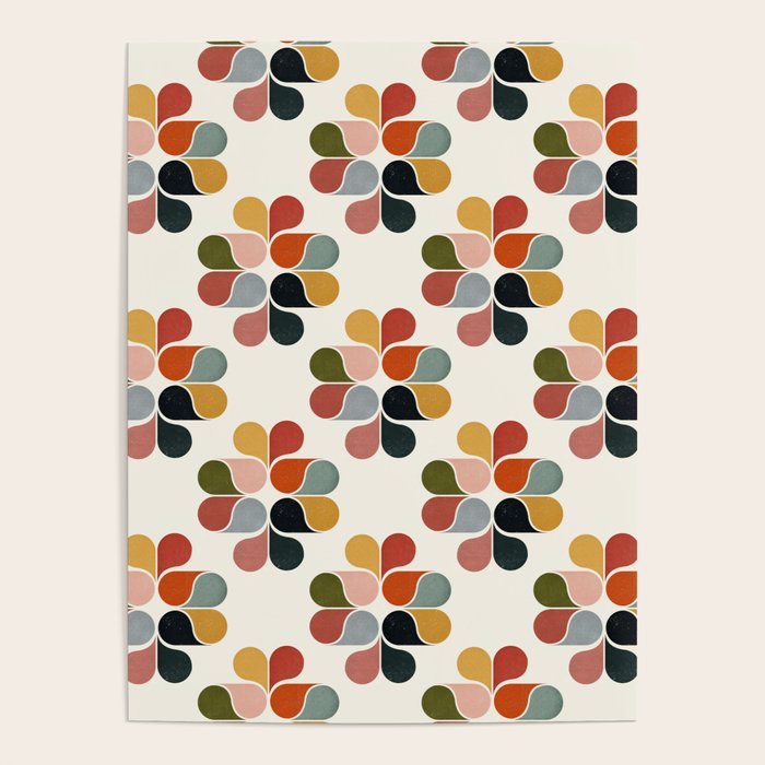 Retro geometry pattern Poster Gallery Image 4