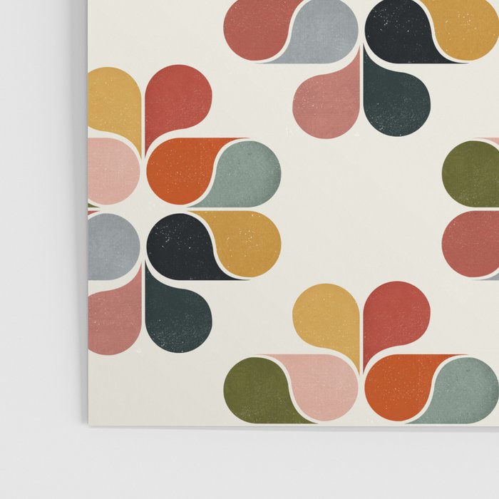 Retro geometry pattern Poster Gallery Image 3