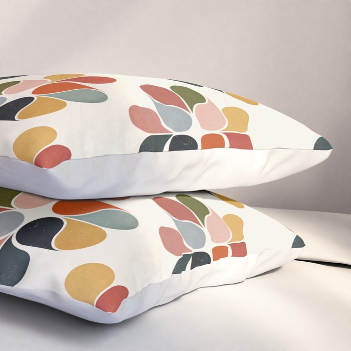 Retro geometry pattern Pillow Sham Gallery Image 3