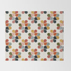 Retro geometry pattern Throw Blanket Gallery Image 2