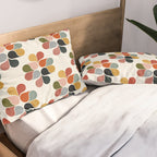 Retro geometry pattern Pillow Sham Gallery Image 2