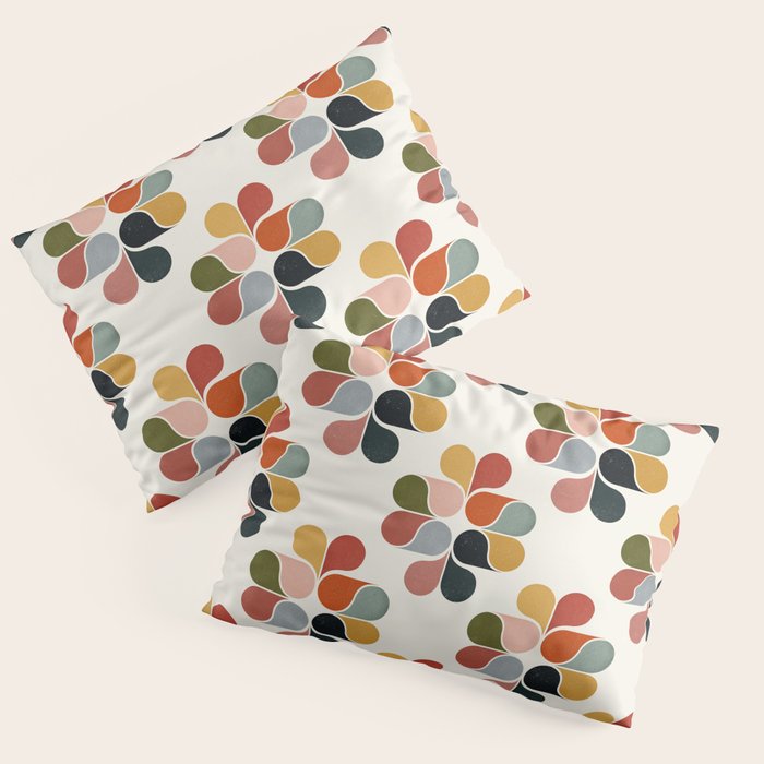 Retro geometry pattern Pillow Sham Gallery Image 3