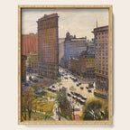 The Flatiron Building by Samuel Halpert, 1919 - NYC Serving Tray Gallery Image 1