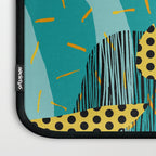 Boss - abstract 80s style memphis vibes patterns 1980's retro minimal throwback decor Laptop Sleeve Gallery Image 3