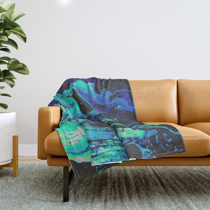 ABATTOIR BLUES Throw Blanket Gallery Image 1