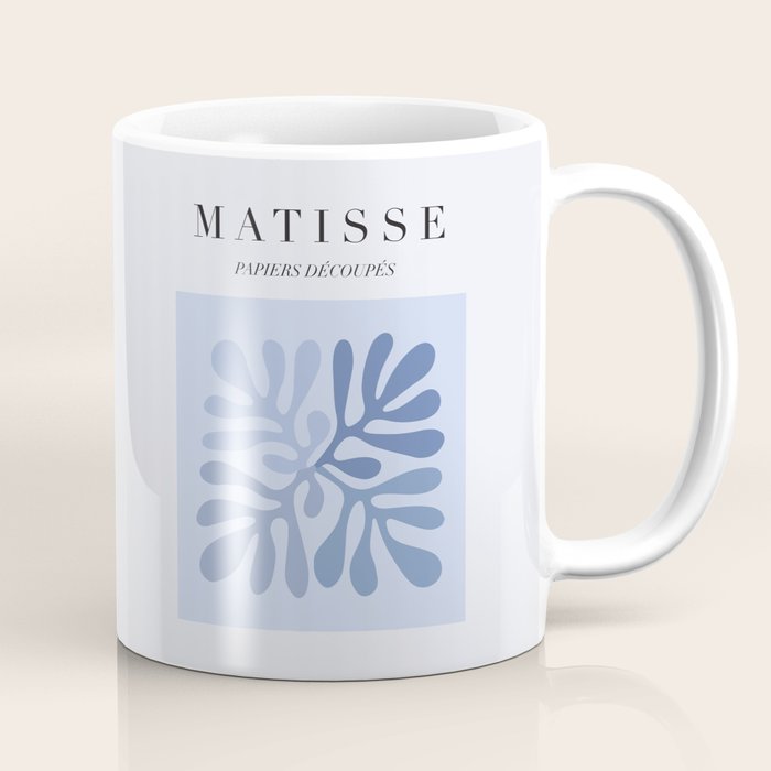 Blue Matisse Exhibition Poster - Light Blue Henri Matisse Cut Outs Vintage Poster Matisse Coffee Mug Gallery Image 1
