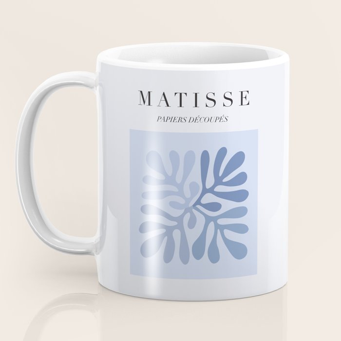 Blue Matisse Exhibition Poster - Light Blue Henri Matisse Cut Outs Vintage Poster Matisse Coffee Mug Gallery Image 3