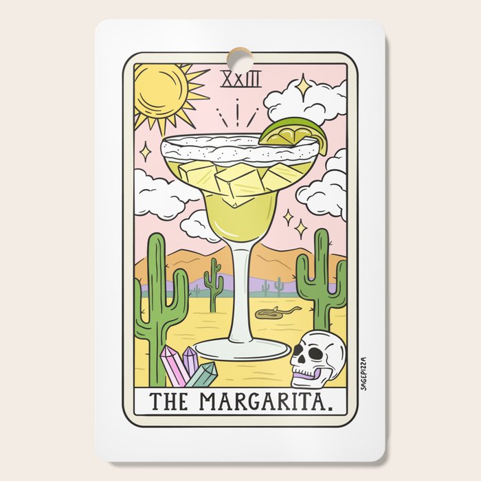 Margarita Reading (Updated) Cutting Board Gallery Image 1