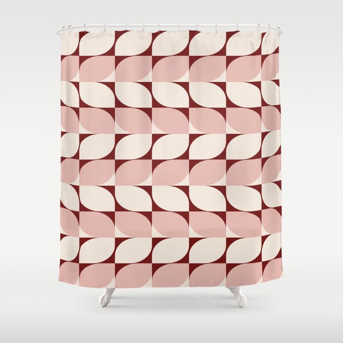 Abstract Patterned Shapes XXVIII Shower Curtain Gallery Image 1