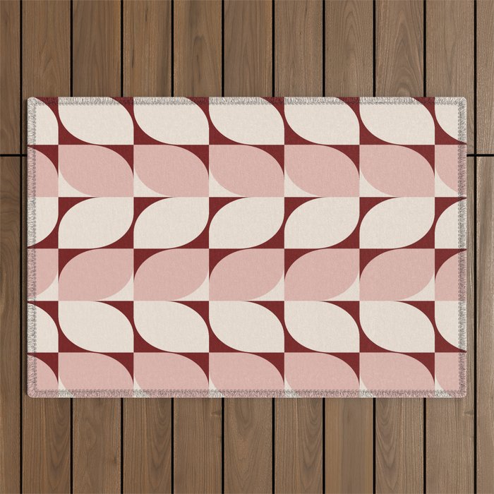Abstract Patterned Shapes XXVIII Outdoor Rug Gallery Image 1