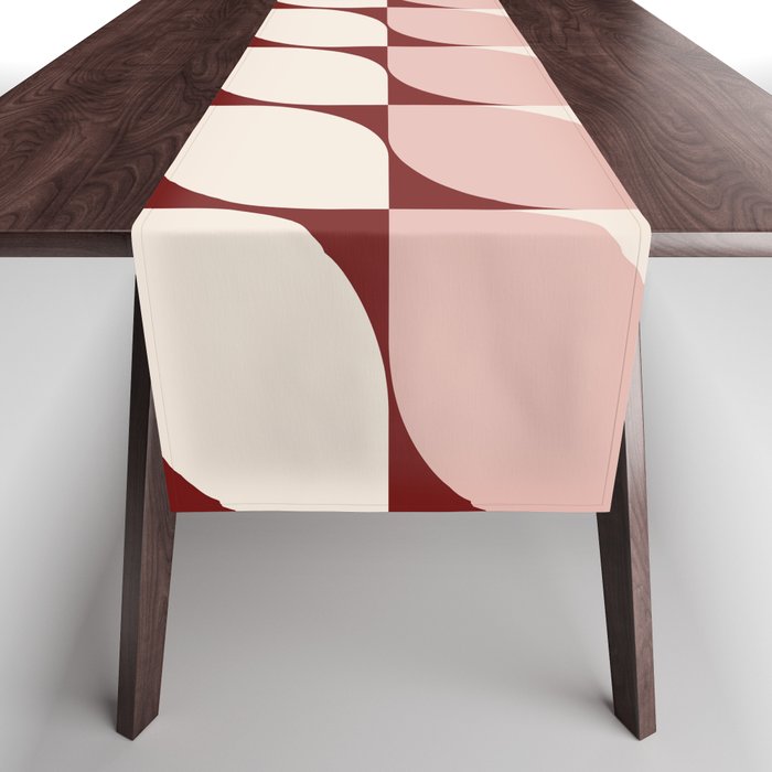 Abstract Patterned Shapes XXVIII Table Runner Gallery Image 1