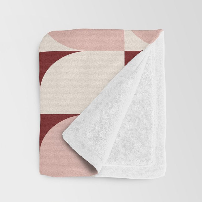 Abstract Patterned Shapes XXVIII Throw Blanket Gallery Image 3