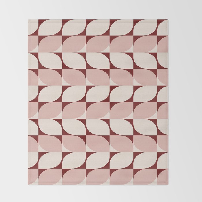 Abstract Patterned Shapes XXVIII Throw Blanket Gallery Image 2