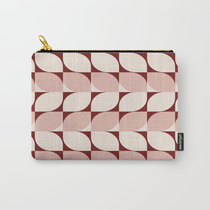Abstract Patterned Shapes XXVIII Carry All Pouch Gallery Image 1