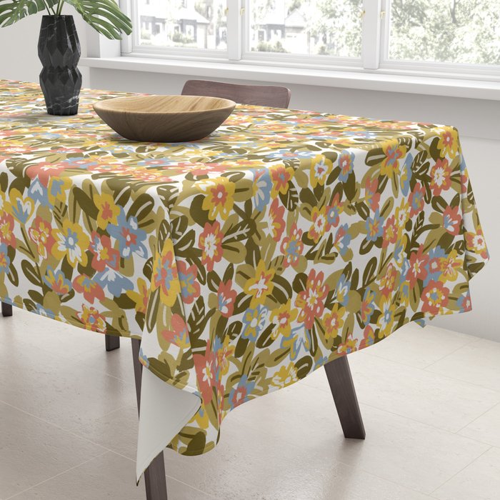 Garden Print Tablecloth Gallery Image 3