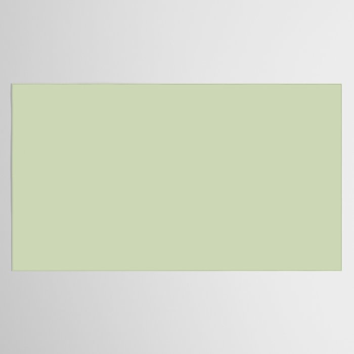 The Pale Sage Green Solid Tablecloth Gallery Image 2