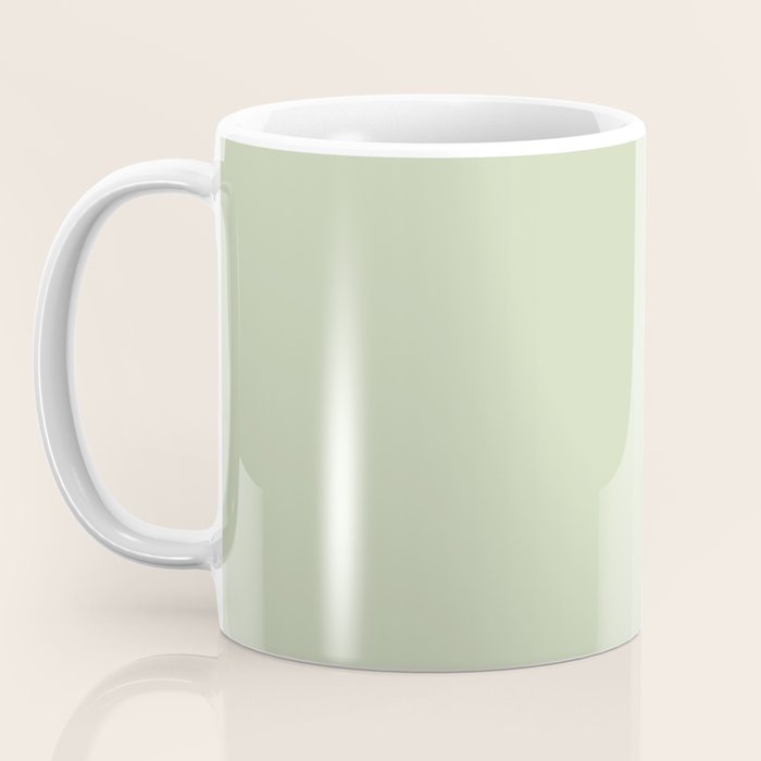 The Pale Sage Green Solid Coffee Mug Gallery Image 3