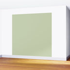 The Pale Sage Green Solid Wall Mural Gallery Image 2