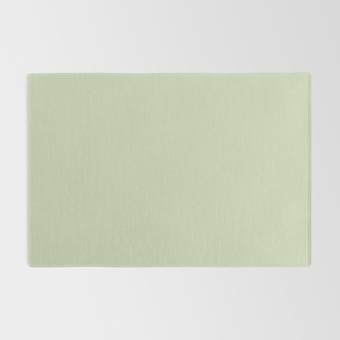 The Pale Sage Green Solid Rug Gallery Image 2