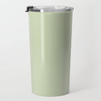 The Pale Sage Green Solid Travel Mug Gallery Image 3