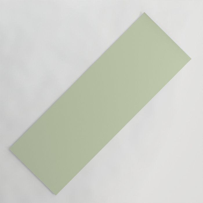 The Pale Sage Green Solid Yoga Mat Gallery Image 1