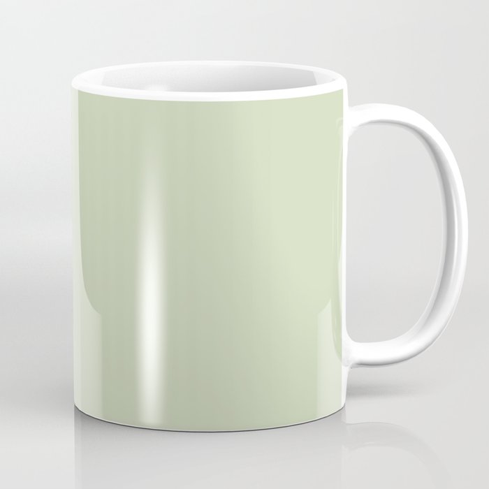 The Pale Sage Green Solid Coffee Mug Gallery Image 1