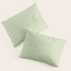 The Pale Sage Green Solid Pillow Sham Gallery Image 3