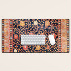 Silk Khotan East Turkestan Rug Print Desk Mat Gallery Image 1