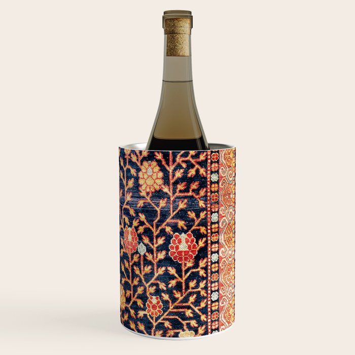 Silk Khotan East Turkestan Rug Print Wine Chiller Gallery Image 3