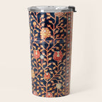 Silk Khotan East Turkestan Rug Print Travel Mug Gallery Image 2