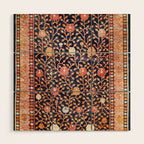 Silk Khotan East Turkestan Rug Print Wood Wall Art Gallery Image 1