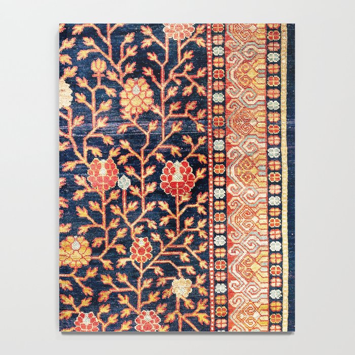 Silk Khotan East Turkestan Rug Print Notebook Gallery Image 4