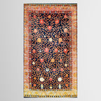 Silk Khotan East Turkestan Rug Print Tablecloth Gallery Image 2