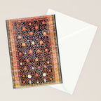 Silk Khotan East Turkestan Rug Print Stationery Card Gallery Image 2