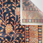 Silk Khotan East Turkestan Rug Print Wall Tapestry Gallery Image 3