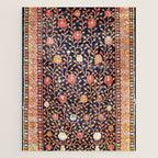 Silk Khotan East Turkestan Rug Print Jigsaw Puzzle Gallery Image 1