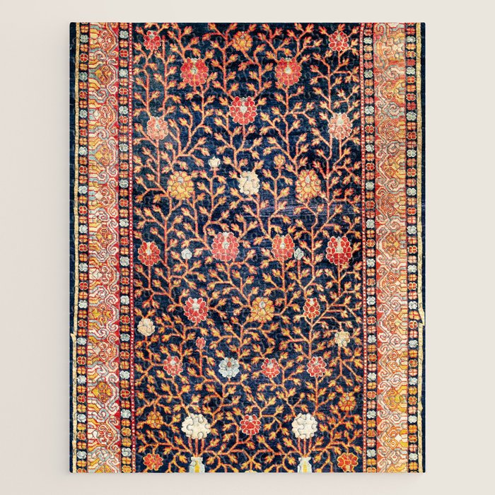 Silk Khotan East Turkestan Rug Print Jigsaw Puzzle Gallery Image 1