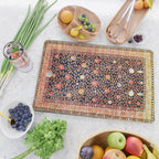 Silk Khotan East Turkestan Rug Print Cutting Board Gallery Image 2