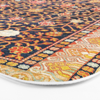 Silk Khotan East Turkestan Rug Print Bath Mat Gallery Image 3