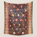 Silk Khotan East Turkestan Rug Print Wall Tapestry Gallery Image 4