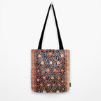 Silk Khotan East Turkestan Rug Print Tote Bag Gallery Image 2