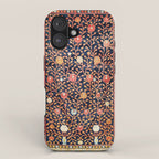 Silk Khotan East Turkestan Rug Print iPhone Case Gallery Image 1