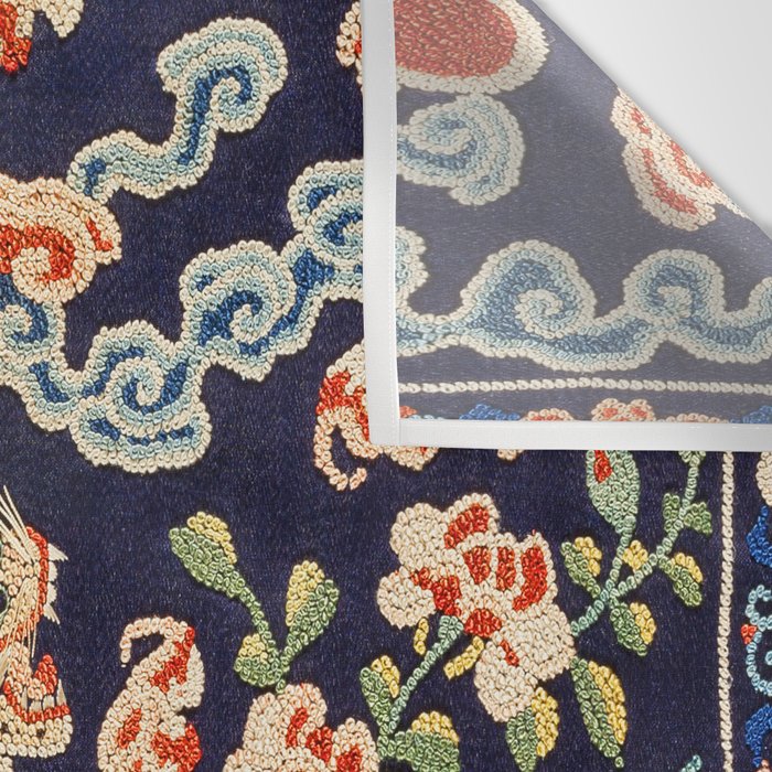 Oriental Tiger vintage embroidery tapestry Wall Tapestry Gallery Image 3