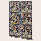 Oriental Tiger vintage embroidery tapestry Wallpaper Gallery Image 2