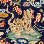Oriental Tiger vintage embroidery tapestry Coffee Mug Gallery Image 2