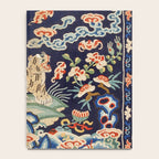 Oriental Tiger vintage embroidery tapestry Notebook Gallery Image 4