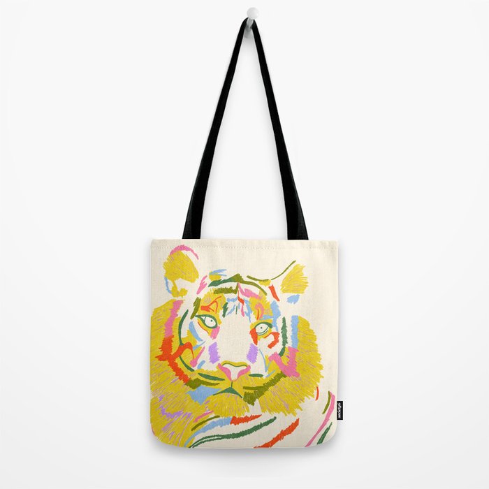 Rainbow Tiger Tote Bag Gallery Image 2