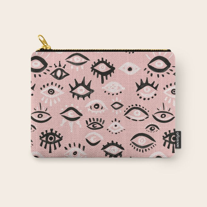 Mystic Eyes - Blush & Black Palette Carry All Pouch Gallery Image 1