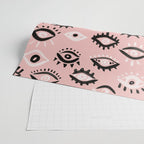 Mystic Eyes - Blush & Black Palette Wrapping Paper Gallery Image 2